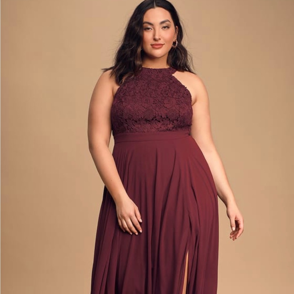 Large burgundy  LuLu Dress